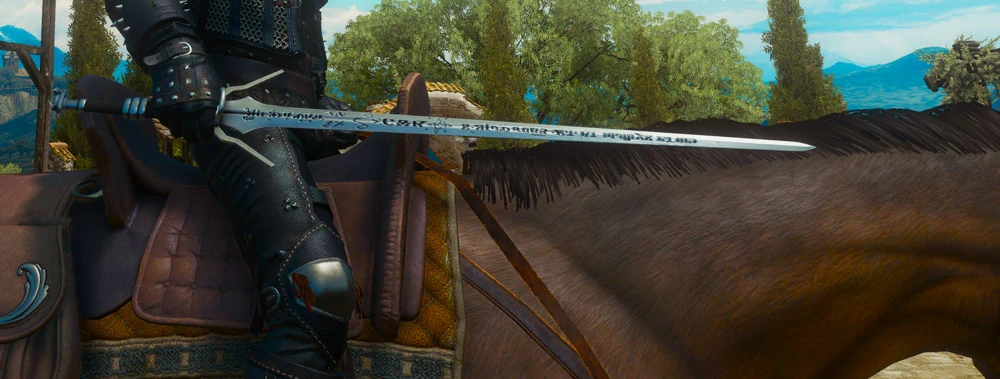 Grandmaster Feline silver sword | Witcher Wiki | Fandom