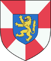 Historical coat of arms granted to Attre by Calanthe after the battle of Marnadal