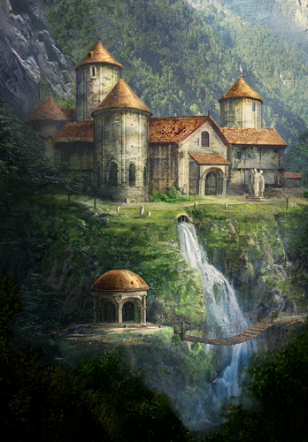 Gwent cardart northern temple of melitele