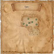 Carte indiquant l'emplacement des ékinoppes