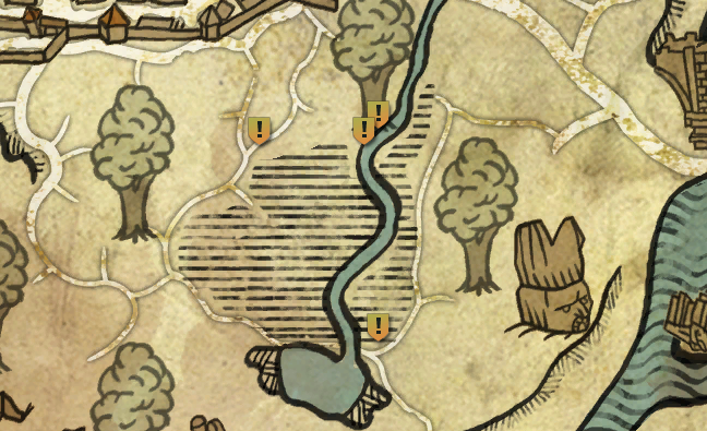 Witcher 2 Nekker Nest Map.