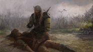 Geralt and dead Berengar.