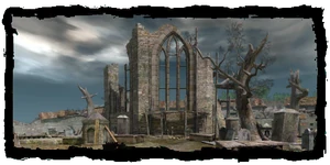 the ruined church