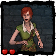 Shani's journal portrait (romance) in The Witcher