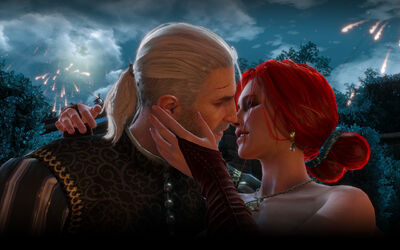Tw3 Romance Triss and Geralt