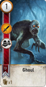 Tw3 gwent card face Ghoul 3