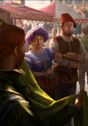 Gwent cardart syndicate townsfolk