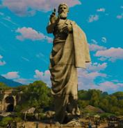 Lebioda statue