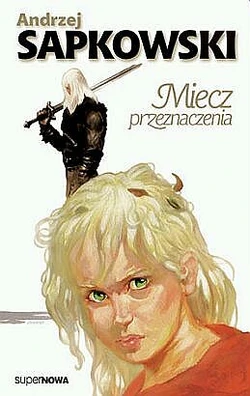 Ciri and Geralt on the cover of Polish edition of the book