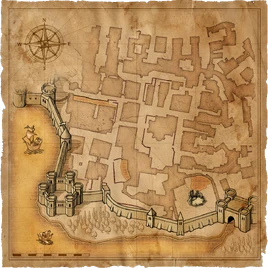 Map Vizima Temple Quarter