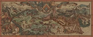 A tapestry representing the siege