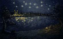 Tw3 starry night painting detail