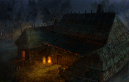 the Inn at night