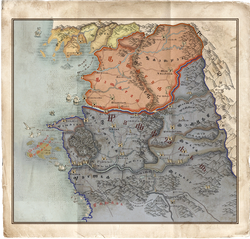 The Witcher Map, The Northern Kingdoms, The Empire of Nilfgaard Map