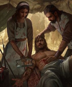 Gwent cardart northern field medic