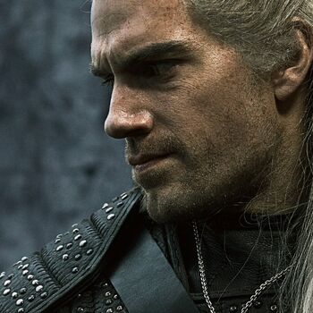 Netflix Geralt face