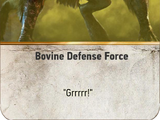 Bovine Defense Force (gwent card)