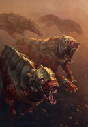 Gwent cardart syndicate mutated hounds