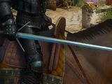 Witcher's silver sword
