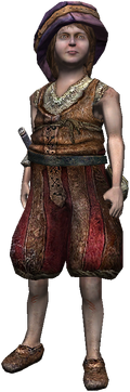 the resolute boy, Raymond's messenger