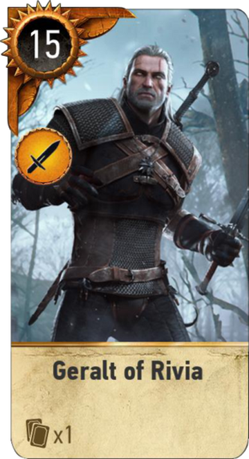 Geralt of Rivia (gwent card), Witcher Wiki