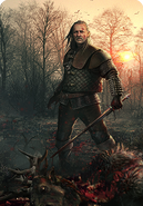 Vesemir's alternative gwent card art