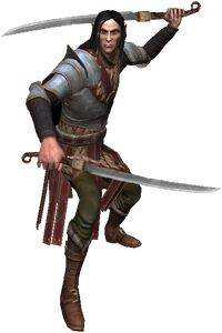 Yaevinn, membre de la Scoia'tael