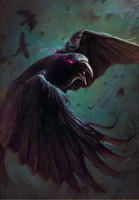Gwent cardart skellige crow