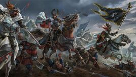 Gwent triptych charge of the Ard Feainn Division
