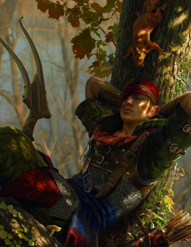 Gwent cardart scoiatael iorveth meditation