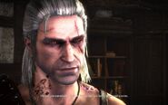 Geralt with his new tattoo