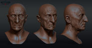 Rosto renderizado por Ovidiu Voica