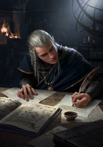 Gwent cardart scoiatael sage