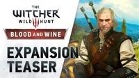The Witcher 3 Wild Hunt - Blood and Wine (teaser trailer)
