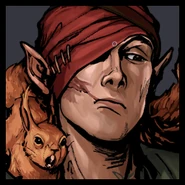 Thronebreaker: The Witcher Tales avatar, with a squirrel