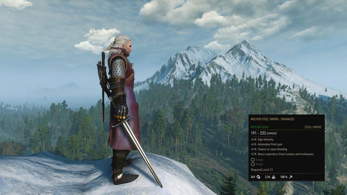 How to Obtain The Harvall Steel Sword  The Witcher Enhanced Edition 