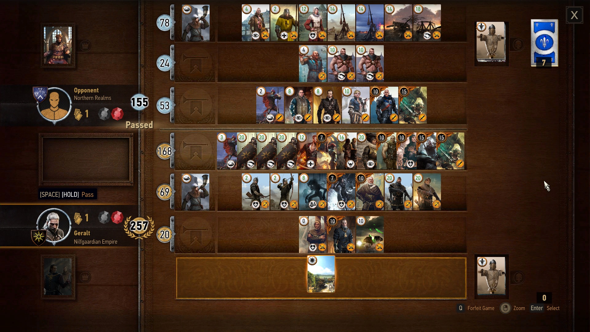 gwent online list of cards