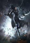 Gwent card art in The Witcher 3 and Template:Gwent standalone as Yennefer: Conjurer