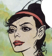 Aideen, a female elf in the Zdrada graphic novel