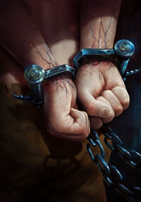 Gwent cardart neutral dimeritium shackles