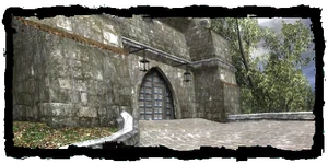 Mlynářská brána seen from the Outskirts