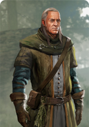 Regis in "human" form before resurrection (The Witcher 3 gwent cardart)
