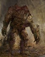 Golem w jednym z projektów twórców gry