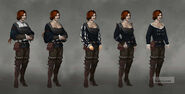 Concept art of Triss for The Witcher 3