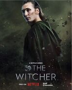 Official Netflix Season 3 "The Witcher" promotional poster for Cahir.