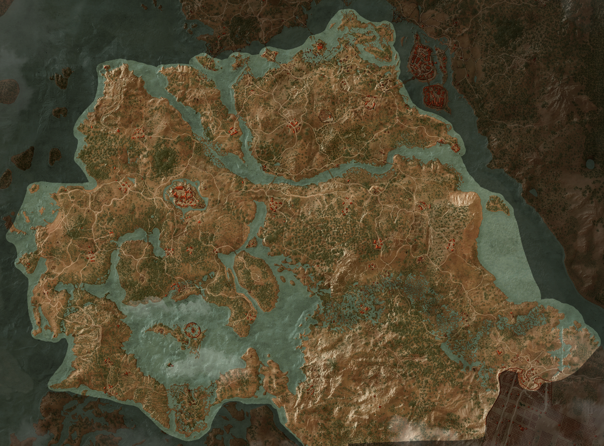 Velen Map Witcher 3 Velen | Witcher Wiki | Fandom