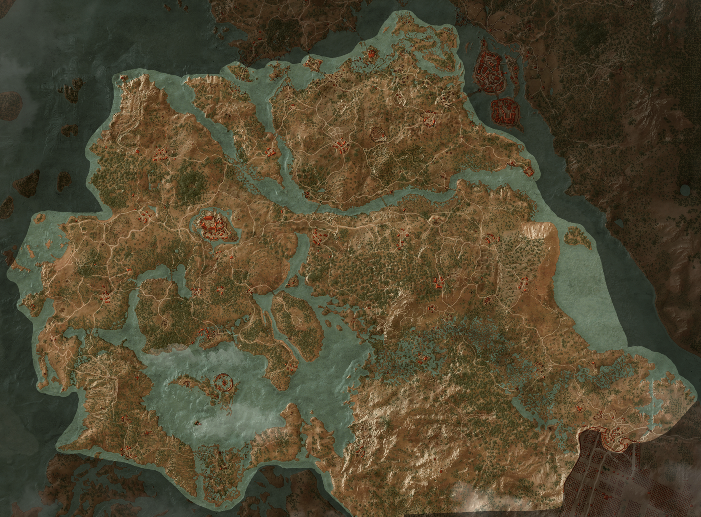 Witcher 3 Map With Levels Velen | Witcher Wiki | Fandom