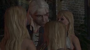 Scenes Geralt with vampiresses