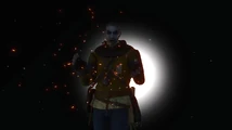 Geralt solves the riddle in time. Gaunter applauds and fades away.