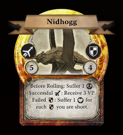 TWAG monster card Nidhogg